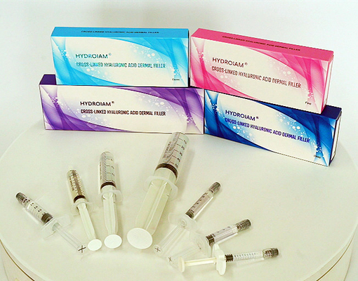 Ο σταυρός σύνδεσε το Hyaluronic όξινο δερμικό υλικό πληρώσεως για την του προσώπου περιγράφοντας του προσώπου πλαστική χειρουργική