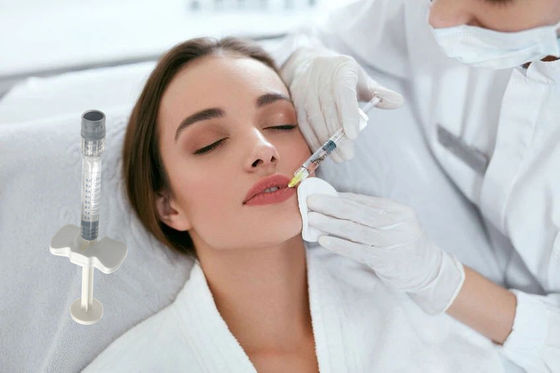 Το Hyaluronic όξινο δερμικό υλικό πληρώσεως νατρίου για το στήθος ενισχύει 1ml 3ml 5ml