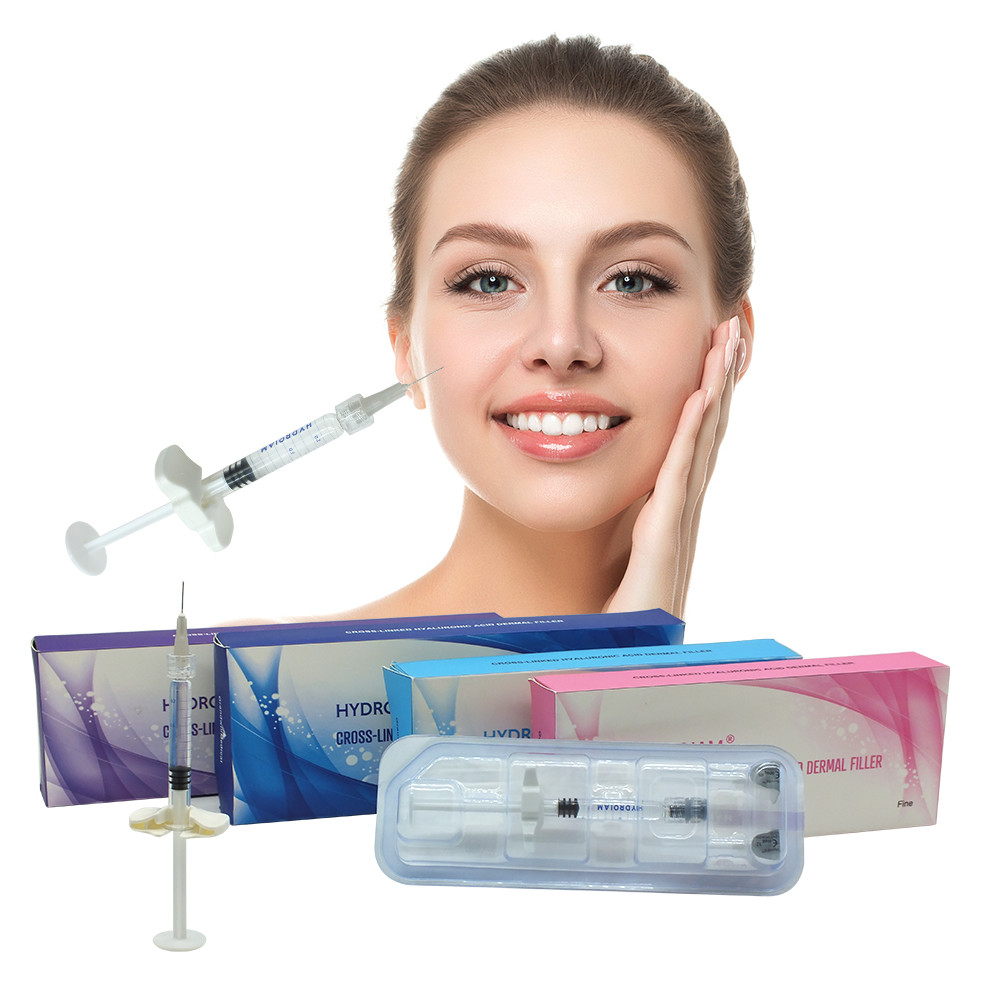 Το Hyaluronic όξινο δερμικό υλικό πληρώσεως νατρίου για το στήθος ενισχύει 1ml 3ml 5ml